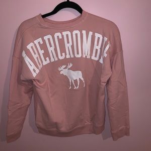 Abercrombie kids pink sweatshirt